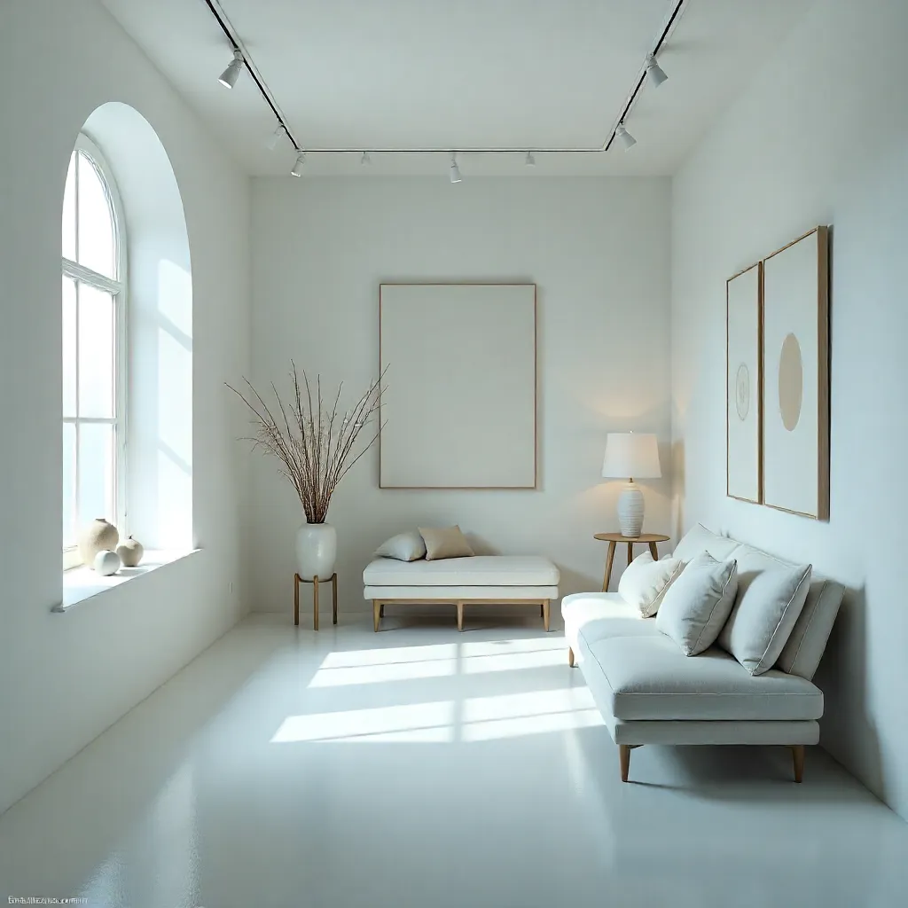 Cozy bedroom with serene decor elements